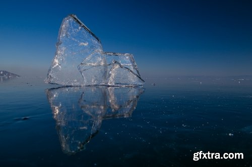 Collection of a background nature landscape winter ice frozen river 25 HQ Jpeg