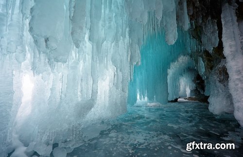 Collection of a background nature landscape winter ice frozen river 25 HQ Jpeg