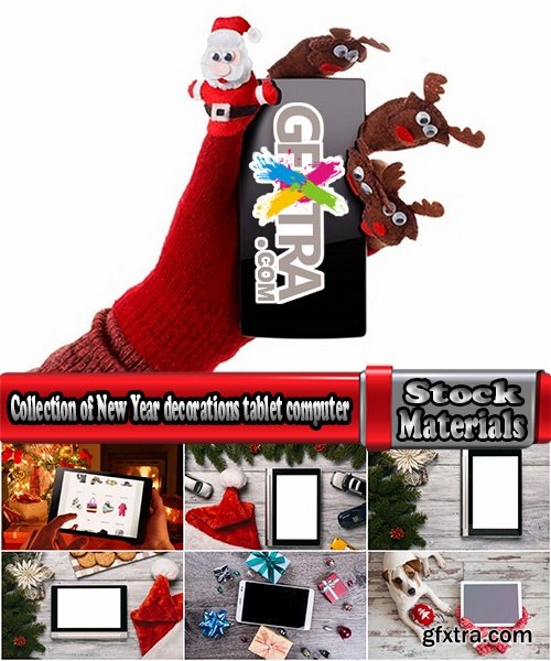 Collection of New Year Christmas decorations tablet computer business gift 25 HQ Jpeg