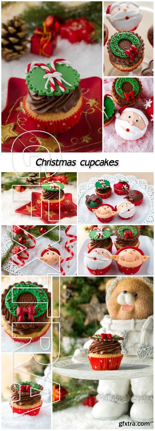 Christmas cupcakes