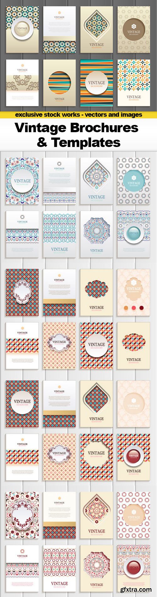 Vintage Brochures & Templates