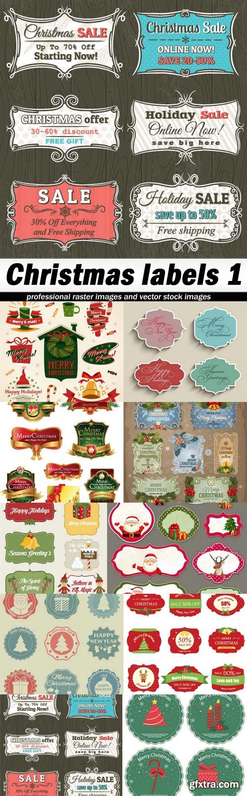 Christmas labels 1