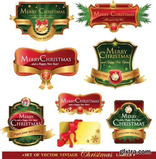 Christmas labels 1