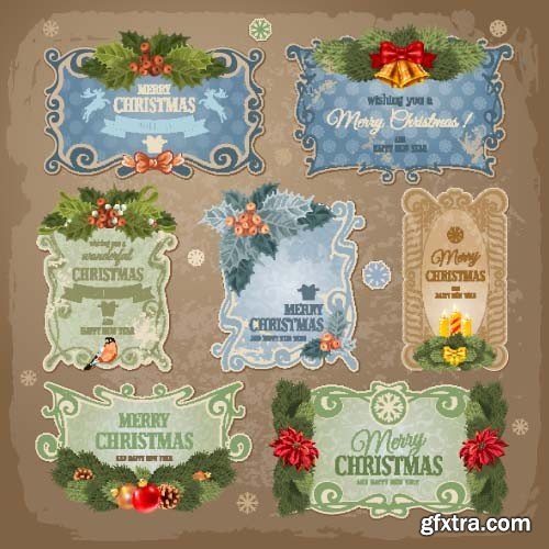 Christmas labels 1