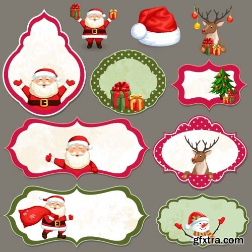 Christmas labels 1