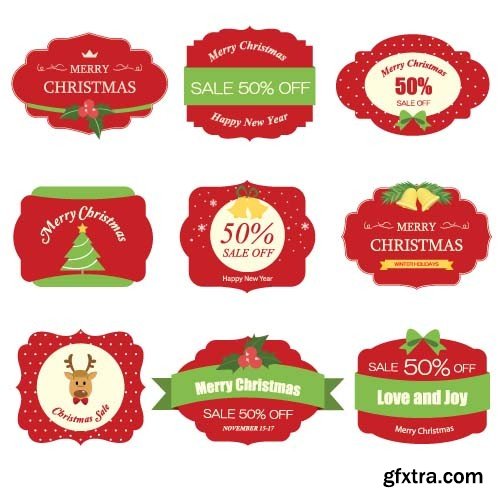 Christmas labels 1