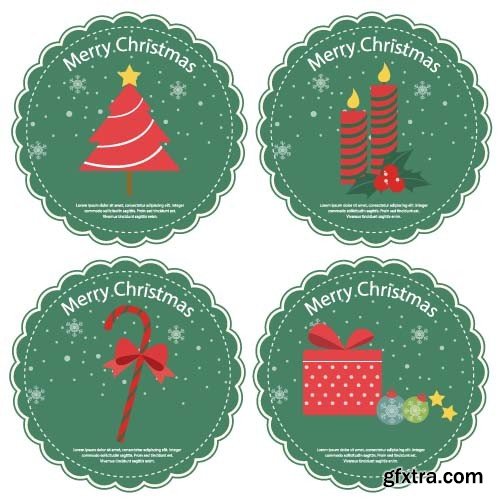 Christmas labels 1