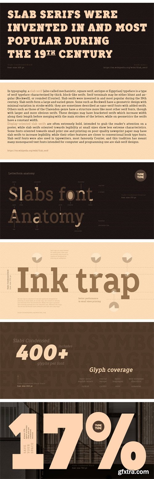 TT Slabs Condensed Font Family