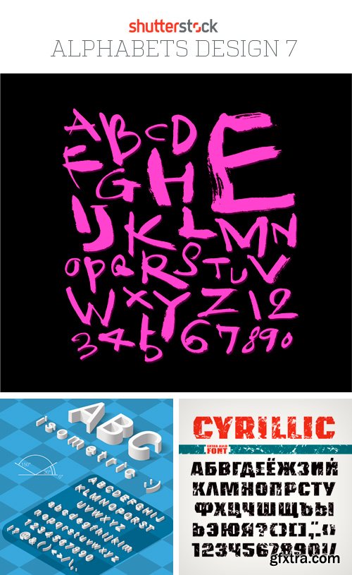 Amazing SS - Alphabets Design 7, 25xEPS