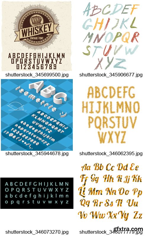 Amazing SS - Alphabets Design 7, 25xEPS