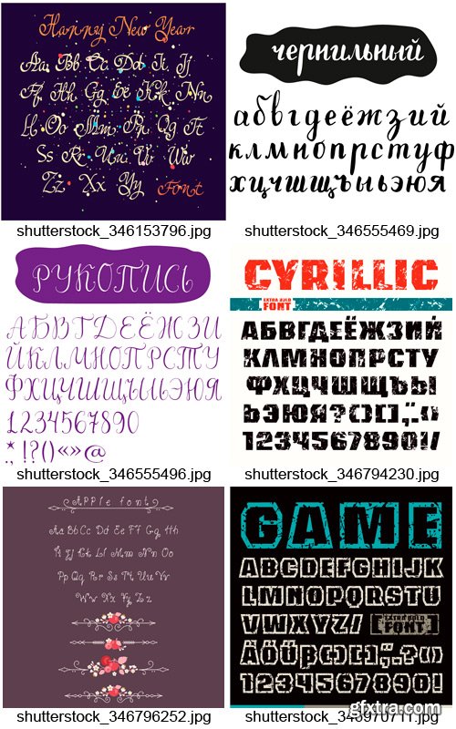 Amazing SS - Alphabets Design 7, 25xEPS