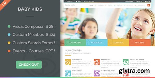 ThemeForest - Baby Kids v2.0 - Education Primary School For Children - 10240657