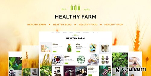 ThemeForest - Healthy Farm v1.8 - Food & Agriculture WordPress Theme - 10241920