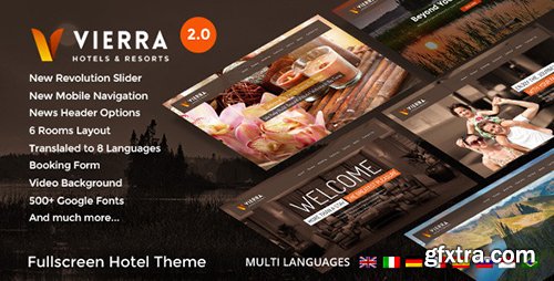 ThemeForest - Vierra v2.0.1 - Responsive Hotel Wordpress Theme - 5992155