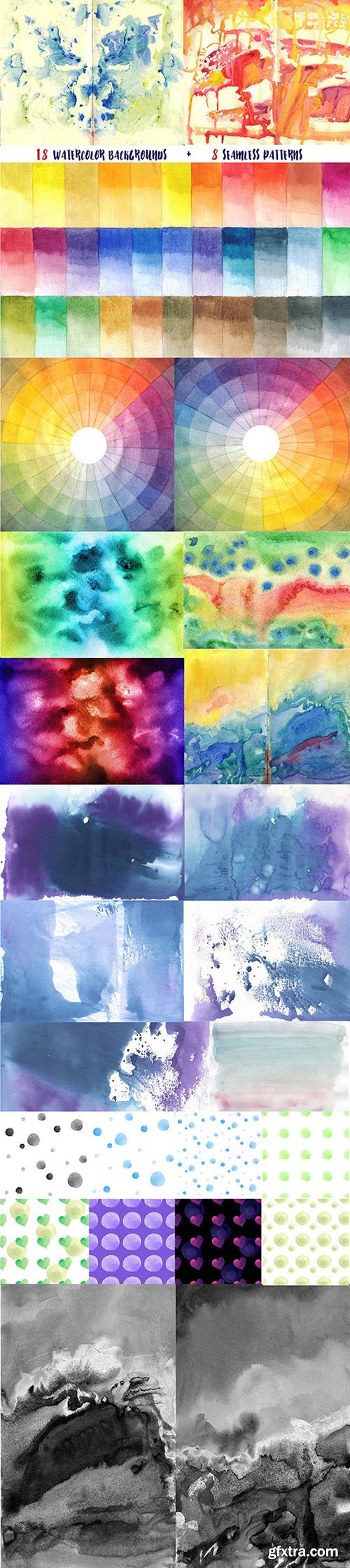 Creativemarket Megapack Watercolor For Design 404415