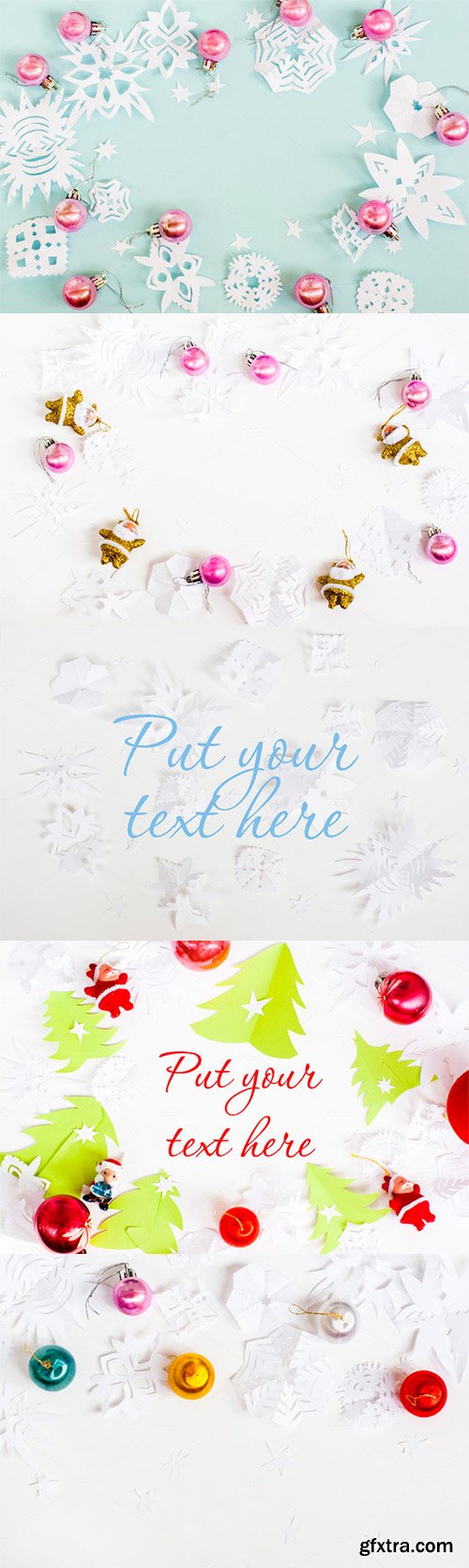 Creativemarket Christmas Bundle Paper Snowflakes 466960