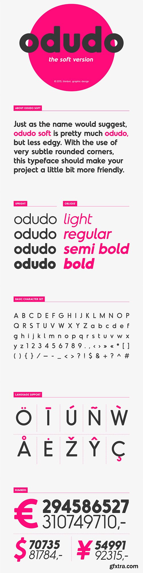 Creativemarket Odudo Soft Font - Typeface 466695 - 8 FONTS