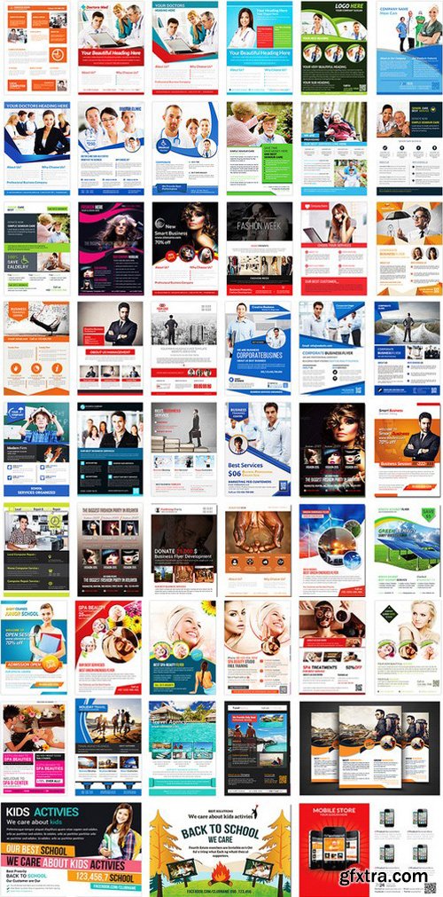 CM - 100 Corporate Business Flyers Bundle 467332