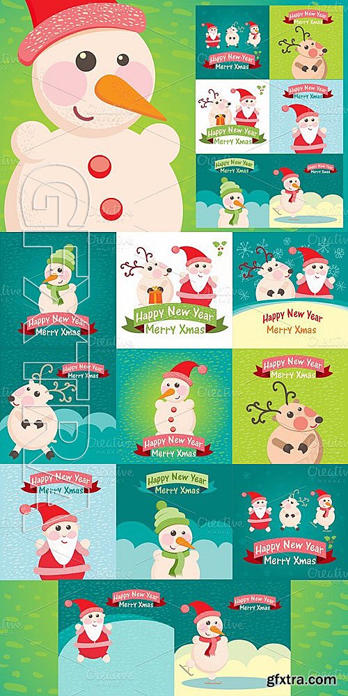 CM - 11 Christmas Greeting Card 14960