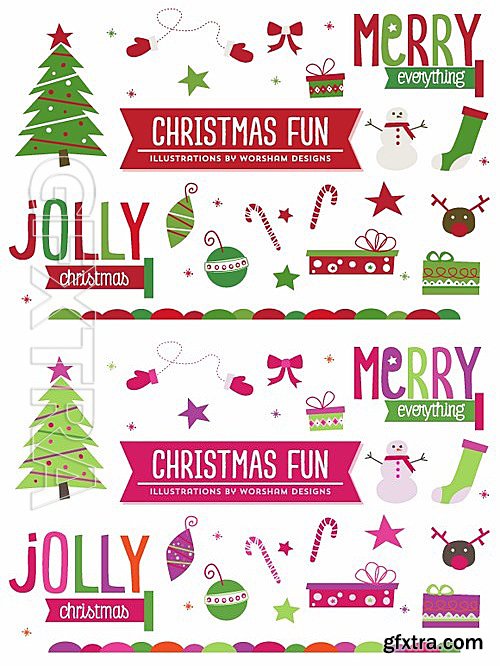 CM - Christmas Fun Vector 12143