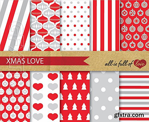 CM - Digital Scrapbooking XMAS Patterns 12733