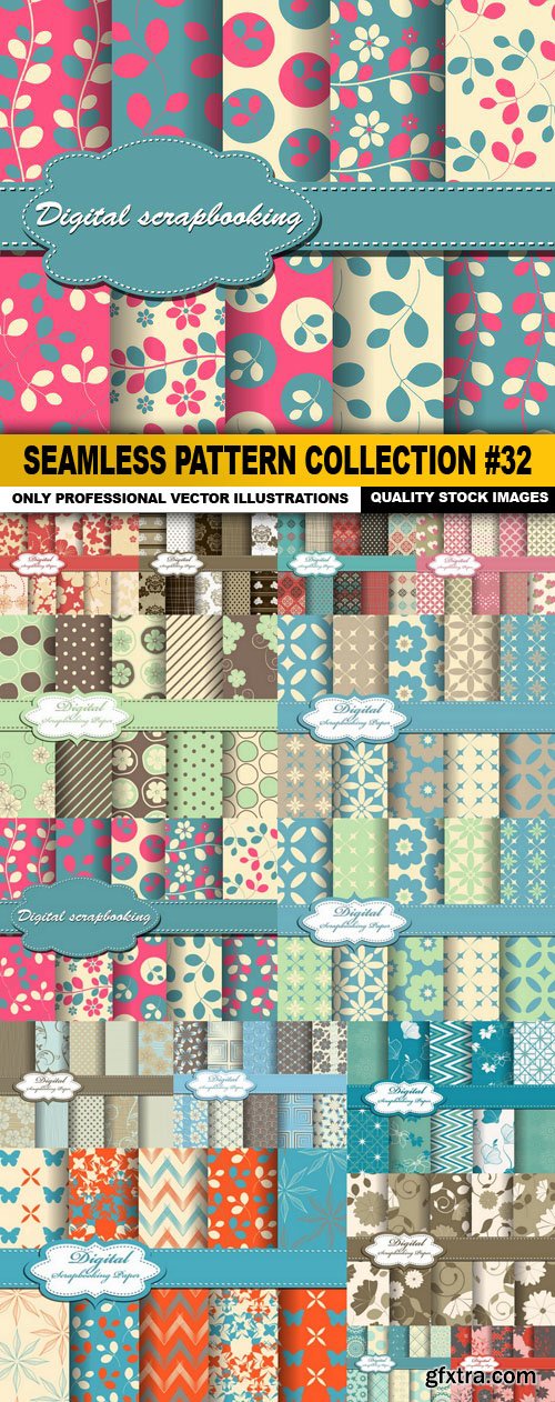 Seamless Pattern Collection #32 - 15 Vector