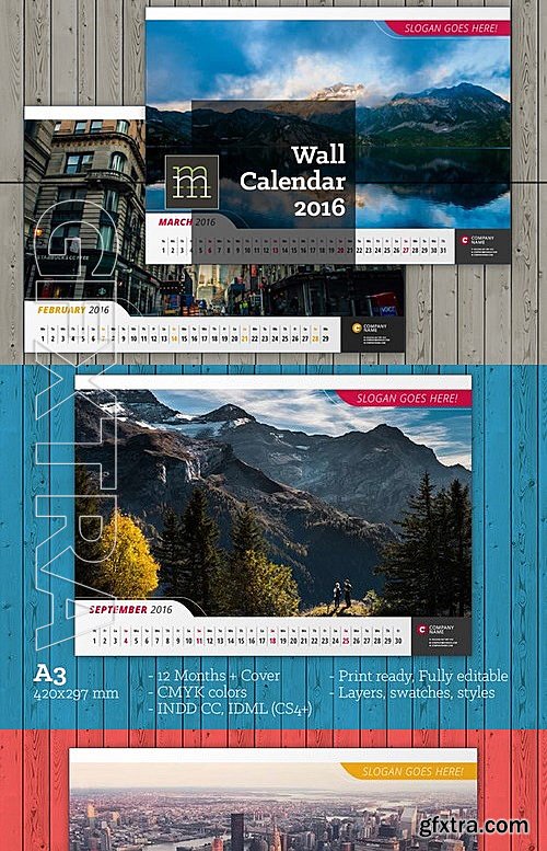 CM - Wall Calendar 2016 WC10 451199