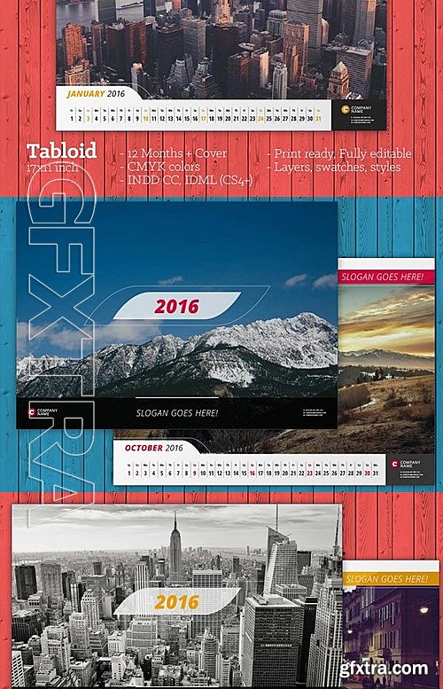 CM - Wall Calendar 2016 WC10 451199