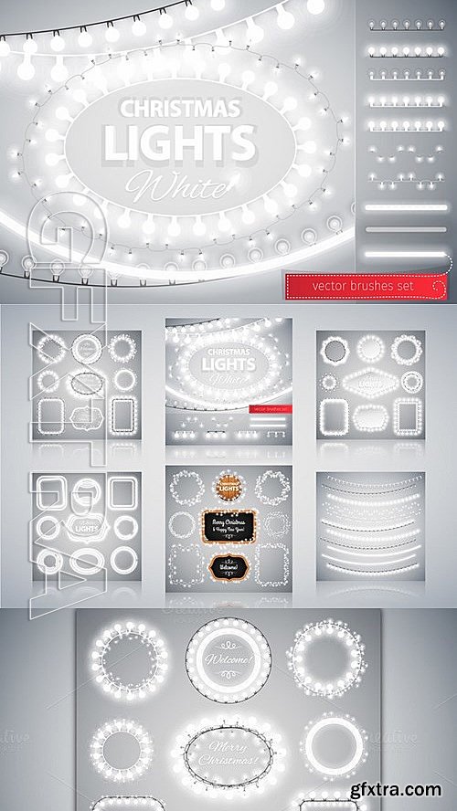 CM - White Christmas Lights Decorations 454513