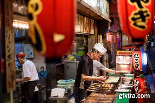 Japanese street food - 10x JPEGs