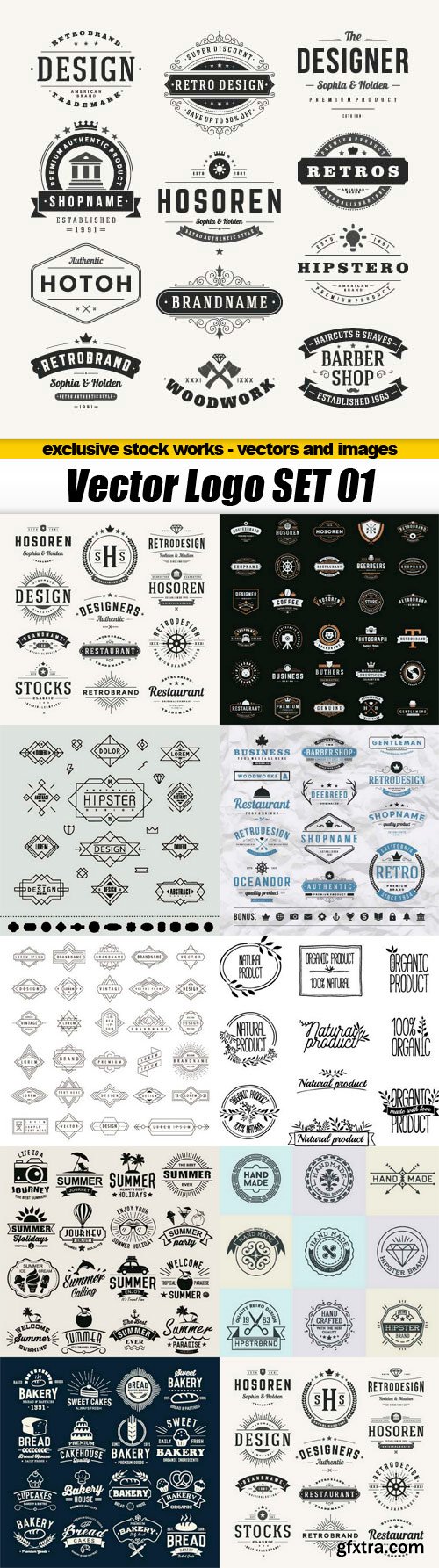 Vector Logo Set 01 - 10x EPS