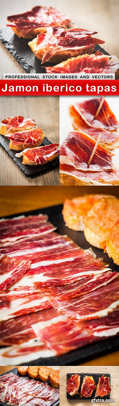 Jamon iberico tapas - 6 UHQ JPEG