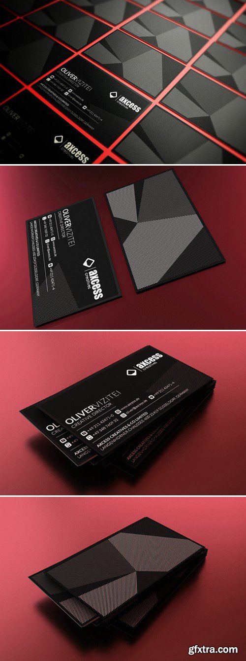 CM - Black Business Card 165419