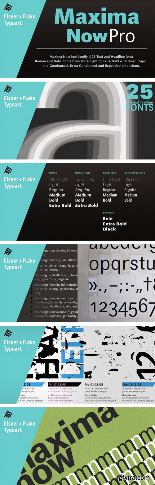 Maxima Now Pro Font Family