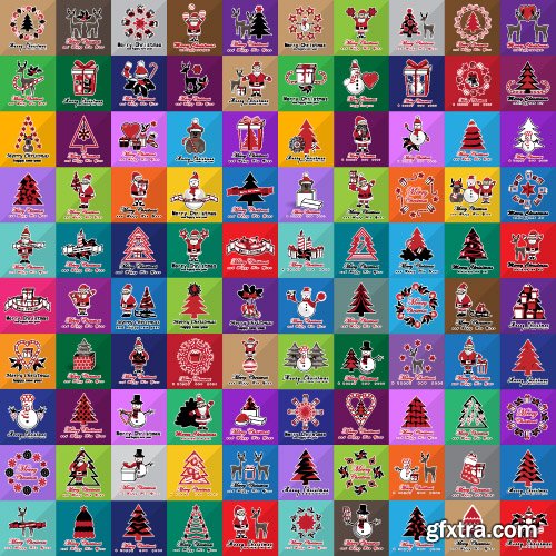 2016 Christmas icons and elements set vector 2