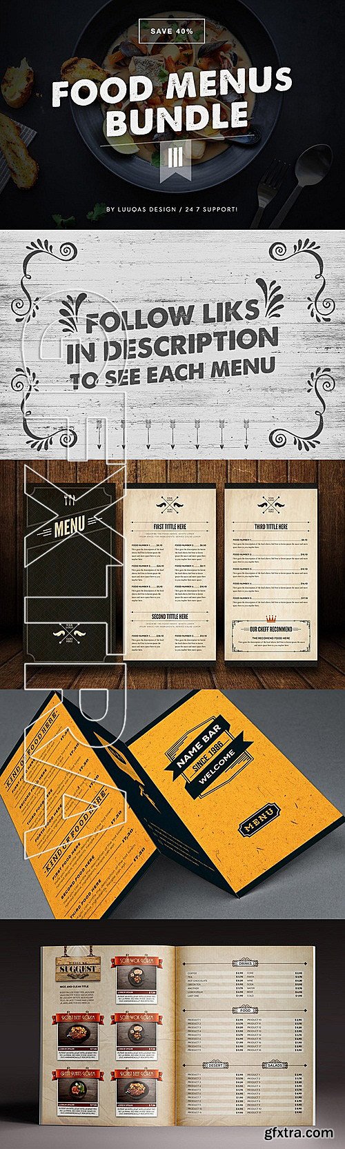 CM - Food Menus Bundle 3 300112