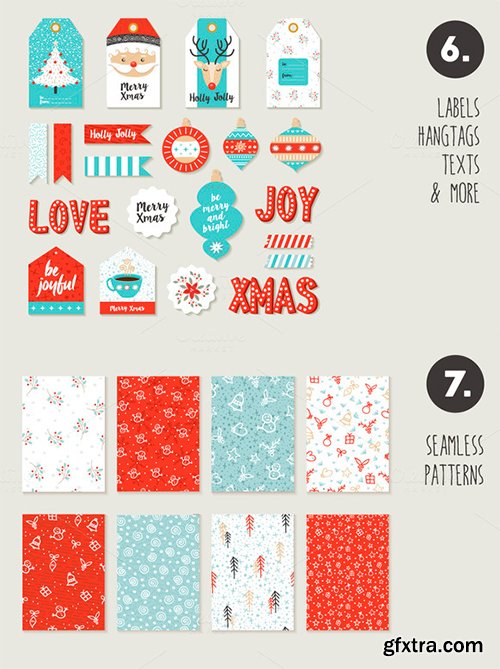 Creativemarket Christmas hand made celebration PACK 468263