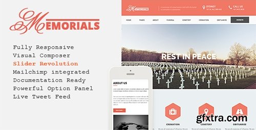 ThemeForest - Memorials v1.0.0 - Responsive Funeral WordPress Theme - 12953774