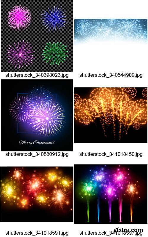 Amazing SS - Fireworks Exploding 2, 25xEPS