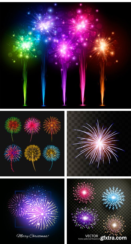 Amazing SS - Fireworks Exploding 2, 25xEPS