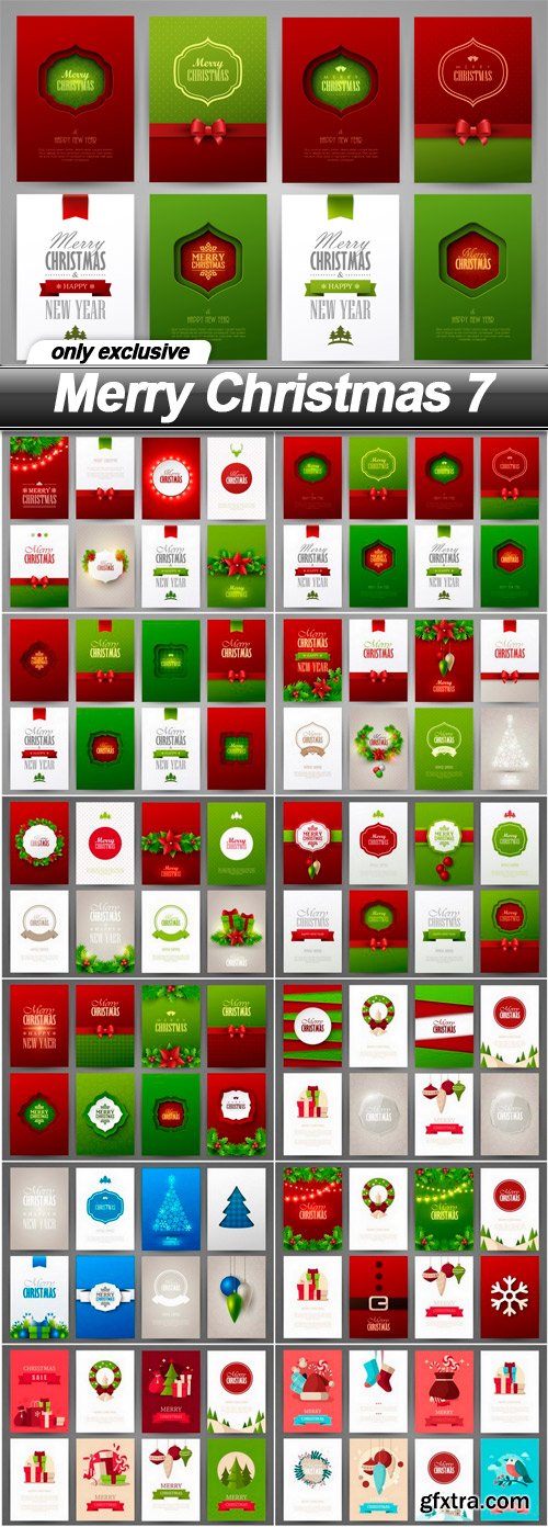 Set of christmas brochures 2 - 12 EPS