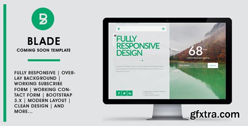 ThemeForest - BLADE v1.0 - Responsive Coming Soon Template - 13442614