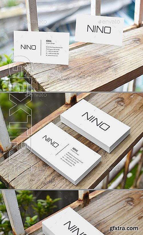 GraphicRiver - Business Card Mock-Up 12781132