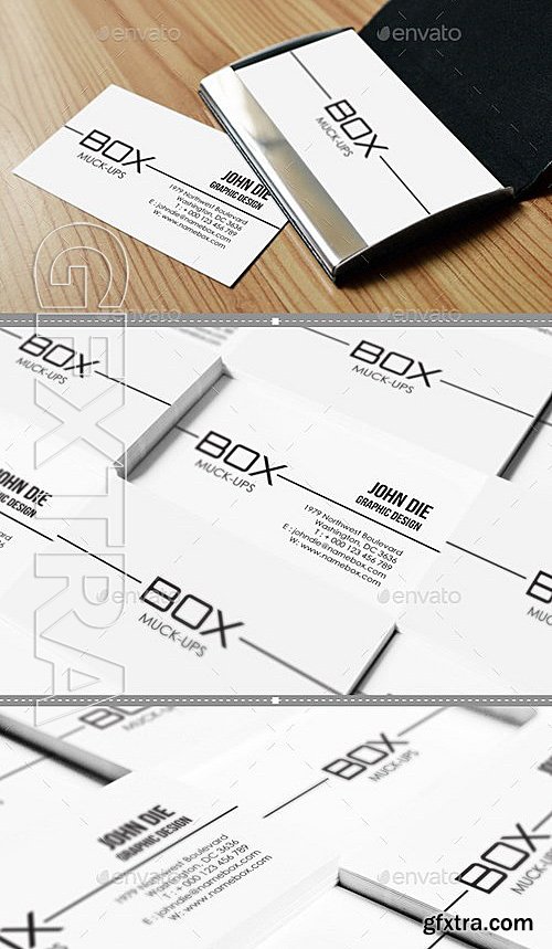 GraphicRiver - Business Card Mock-Up 13214638