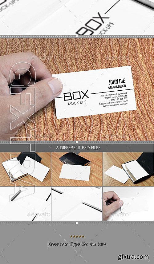 GraphicRiver - Business Card Mock-Up 13214638