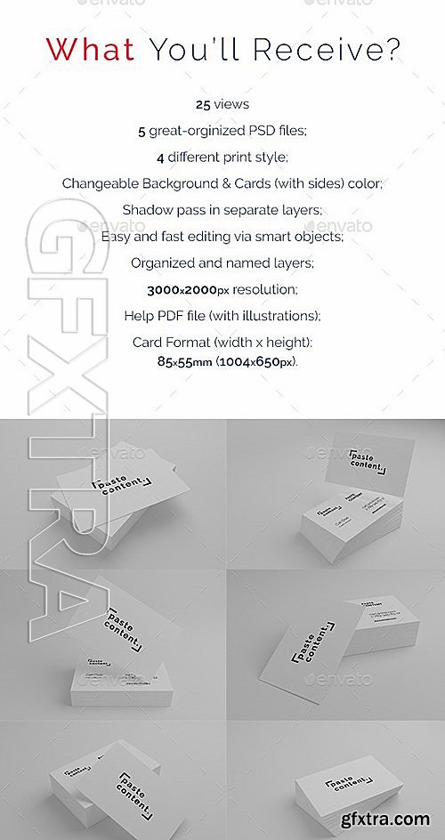 GraphicRiver - Business Cards Mock-ups Big Pack Vol2 12959708