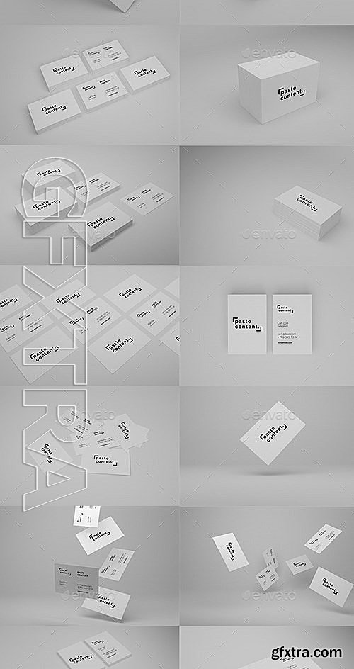 GraphicRiver - Business Cards Mock-ups Big Pack Vol2 12959708