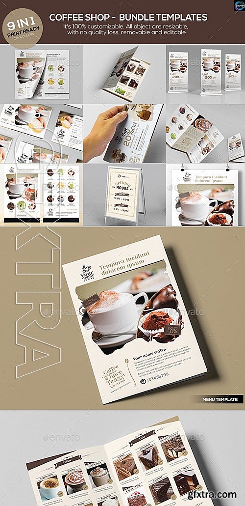 GraphicRiver - Coffee Shop - Bundle Templates 12527338