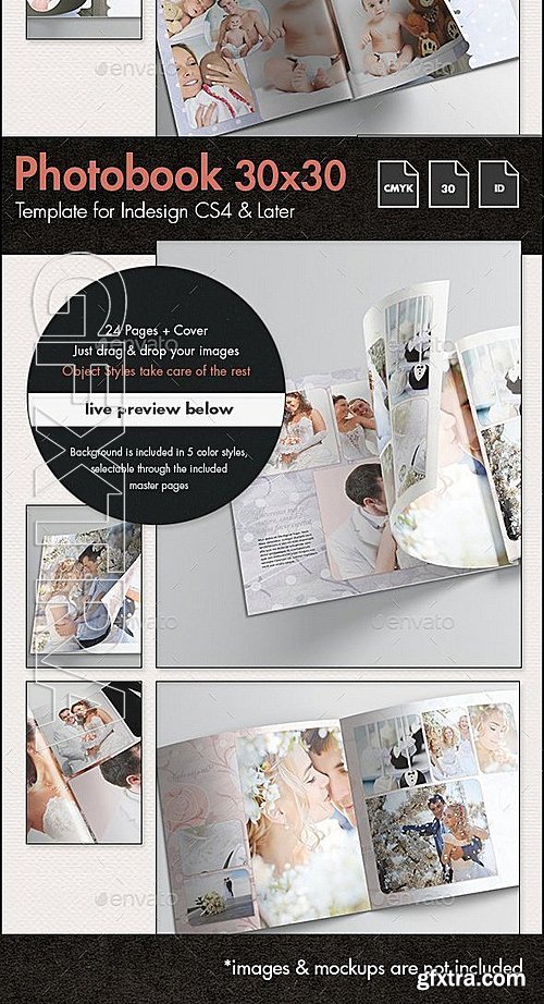 GraphicRiver - 3x Photobook Album Template Bundle 12782115