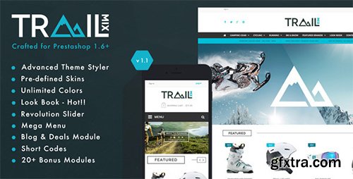 ThemeForest - TrailMix v1.2 - Multi Purpose Responsive Prestashop Theme - 10463579